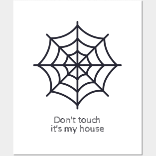 don't touch, spider Posters and Art